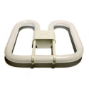 Philips Lighting 28PL-Q8354PIN Philips Ampoule Fluorescente compacte 2D carrée 4 Broches Gr10q Blanc 3500 K 28 W, Verre