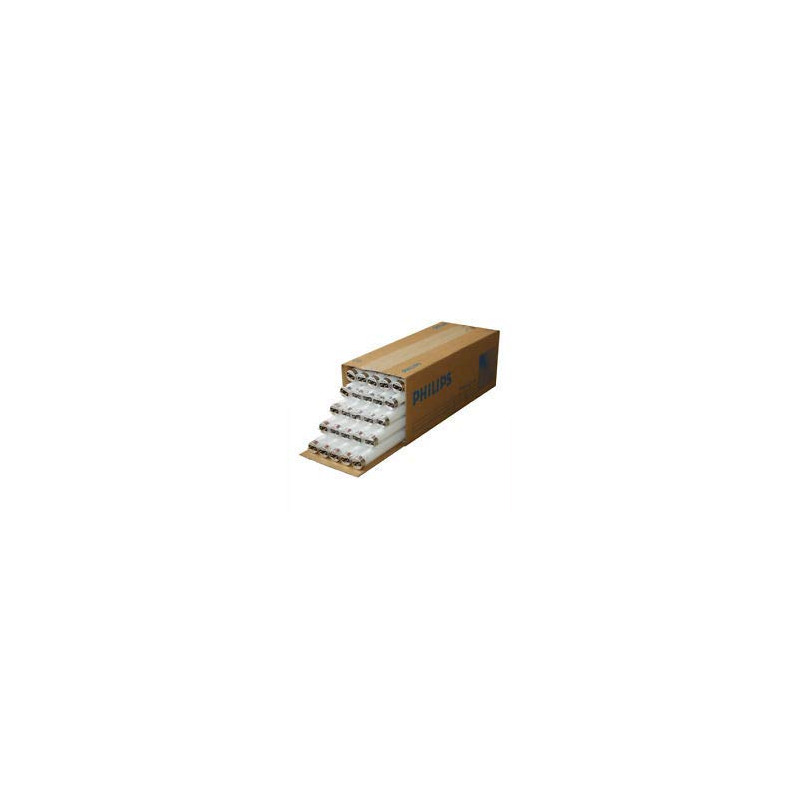 Lot de 25 ampoules fluorescentes Neon Master TL-D Super 80 Culot G13 1SL/25 (58 W/840 (blanc neutre) 5240 lm - 4000 K)