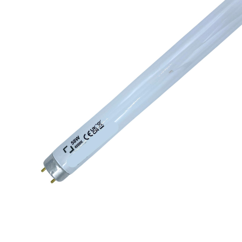 DSTOCK60 - Ampoule tube fluorescent - néon T8 58W 840 G13 5240lm égal 58W Ø2,8cm blanc neutre 4000K - 150 x 2,8 cm