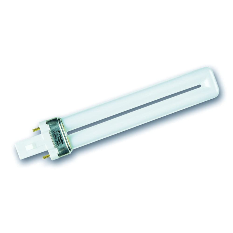 Sylvania LYNX-S 11W 827 G23 - Lampe fluo-compacte à économie d'énergie - 10.000 heures - Culot G23 à 2 broches - Blanc chaud