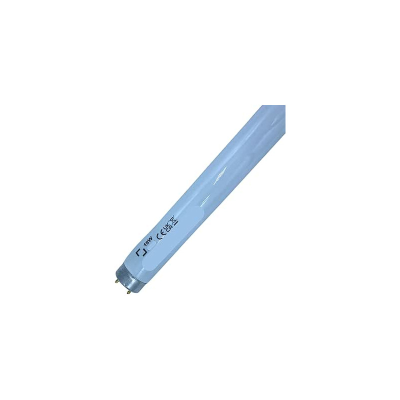 DSTOCK60 - Ampoule tube fluorescent - Néon - T8 18W G13 - Blanc froid 6500K - 18W - 1350lm - Longueur : 60.4cm, diamètre : 2,8cm