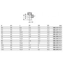 Embranchement Silent-PP 87,5° - Geberit - Ø75/75 - 390.349.14.1