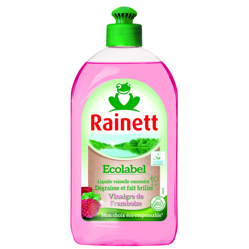 Rainett Liquide Vaisselle Ecologique Framboise 500ml