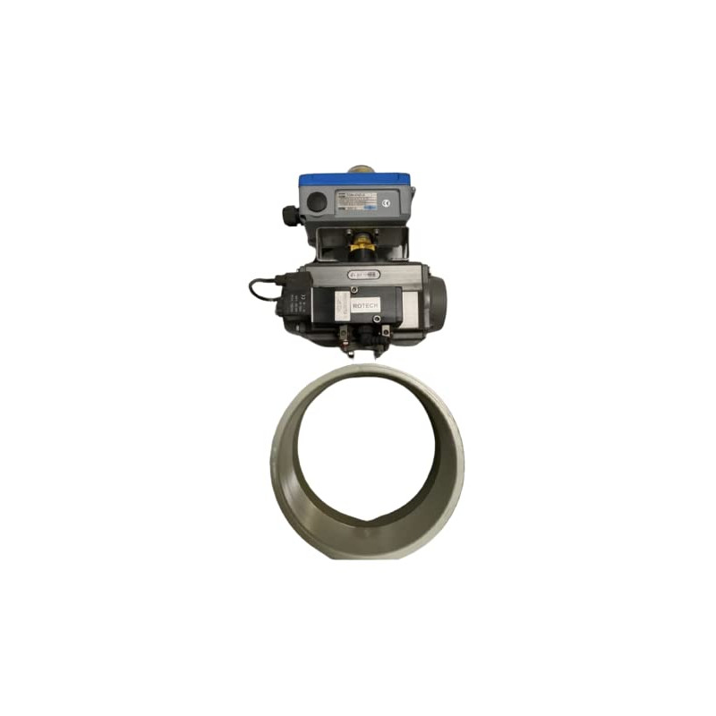 VANNES D'ARRÊT SANS JOINT, À COMMANDE PNEUMATIQUE AVEC ACTIONNEUR ROTATIF ELECTROVANNE 5/2 VOIES (1 BOBINE), 2 MÉCANIQUES