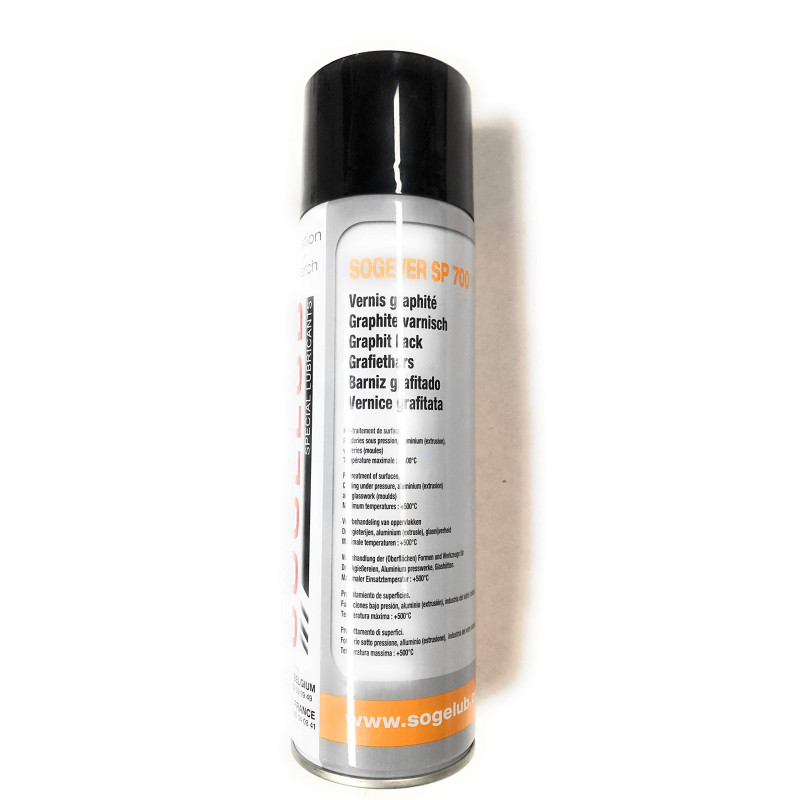 VERNIS GRAPHITE SOGEVER SP 700 lubrifiant pour moule aérosol 650ml/400