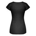 Salewa Femme Puez Melange Dry W S/S Tee T Shirt, Black Out Melange, 42 Taille Tall EU