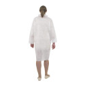 Kleenguard A10 40103 Blouse pour visiteur pour travaux légers - Blanc, taille L, 1 x 50 (50 pièces au total)