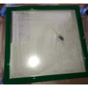VITRINE EXTERIEURE ALU 6039. 6 A4 677x713 LAQUÉ VERT