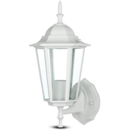 Applique murale extérieure V-TAC Facing Up – IP44 – Blanc mat – E27 (réf. 7067)