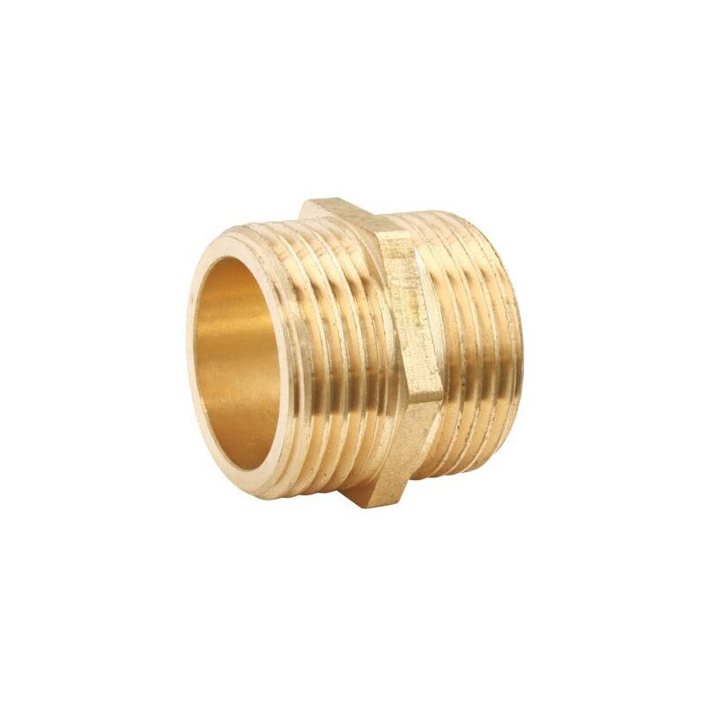 SOMATHERM FOR YOU, Mamelon Laiton Double Mâle 20/27 - Sachet de 10 pièces - Raccordement rapide et facile pour réseaux d'eau san