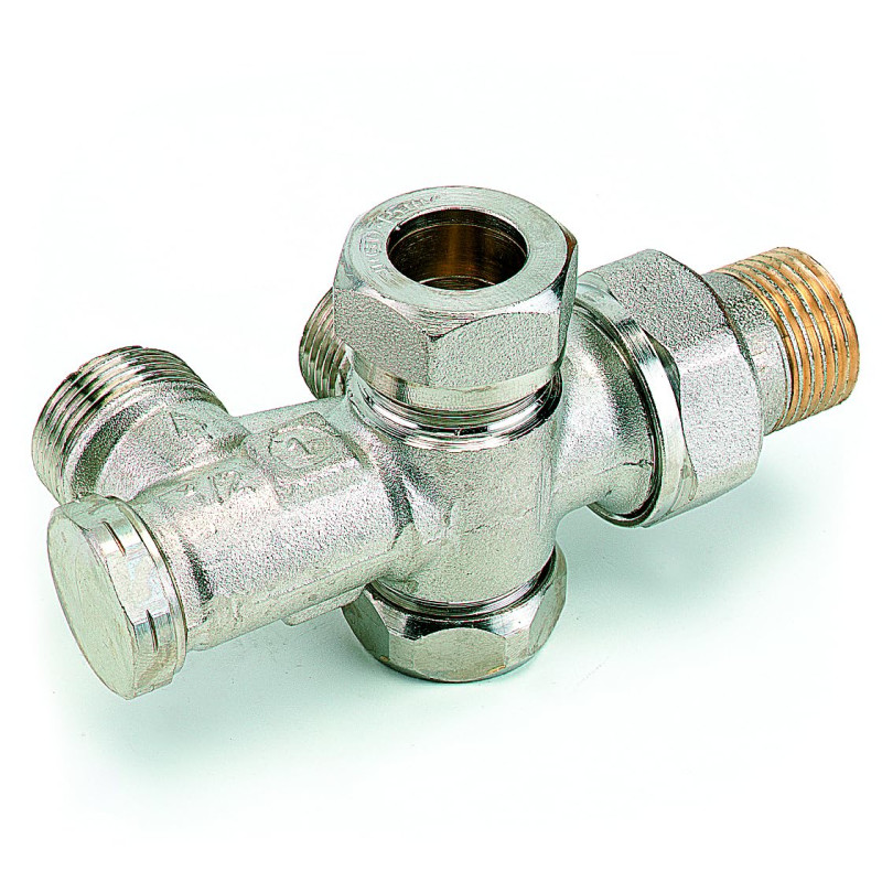 Combinaison pour Installations Bitubes - Distributeur Mural avec Pointeau d'isolement et Fixation - 1/2  Comap - 916E