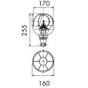 CEA Gyrophare SATURNE 12/24 Volts - Tige Flexible