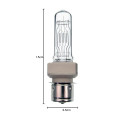 PHOTOLUXE Ampoule halogène T17 T24 500 W FKF 240 V P28s