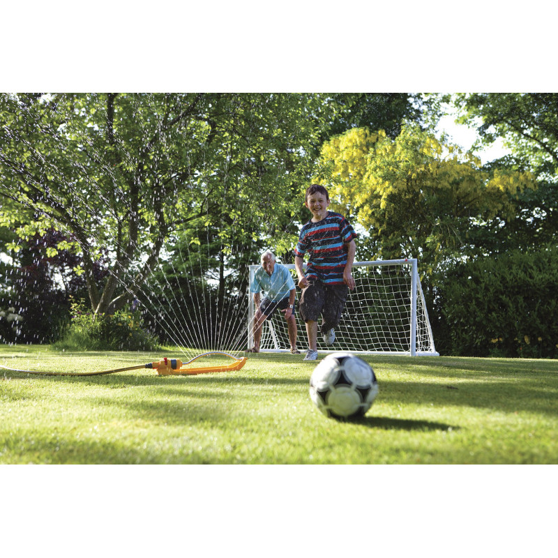 HOZELOCK - Arroseur Oscillant Plus 260 M² : Arroseur sur Traineau Grande Surface, Idéal pour Pelouse et Plantes Établies, Zone d