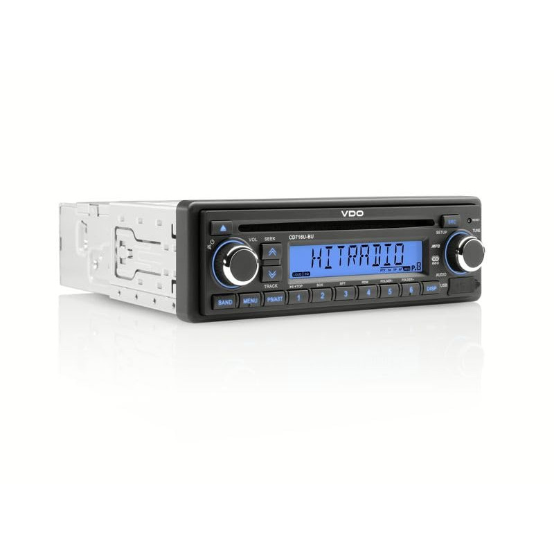 Autoradio CD/MP3/WMA/USB 12 V  VDO CD716U-BU - 4103590671363