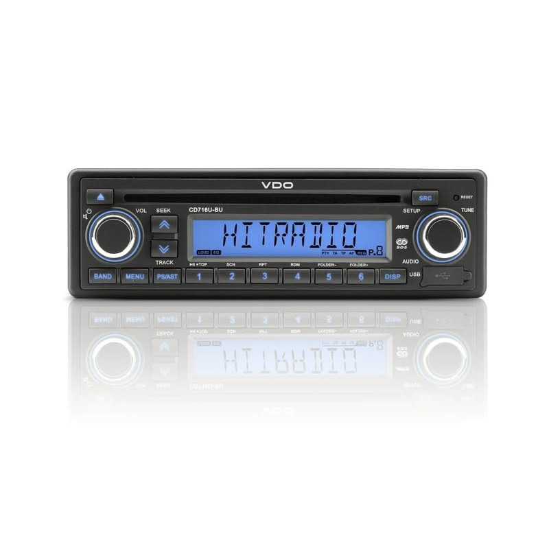 Autoradio CD/MP3/WMA/USB 12 V  VDO CD716U-BU - 4103590671363