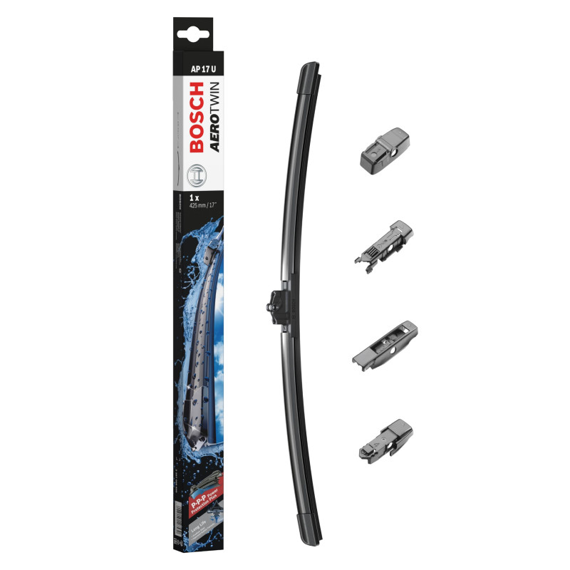 Bosch Balai d'Essuie–Glace Aerotwin AP17U, Longueur: 425mm – 1 Balai avant