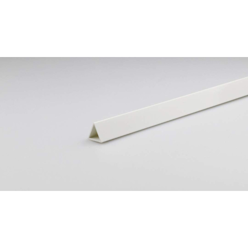 Profilé flexible blanc pvc rigide mm.17
