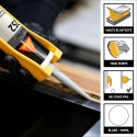 SIKA - Colle pour assemblages structuraux - Sikaflex 252 Blanc - Idéal pour métaux, plastiques, céramiques dans l'assemblage des