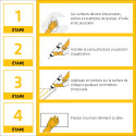 SIKA - Colle pour assemblages structuraux - Sikaflex 252 Blanc - Idéal pour métaux, plastiques, céramiques dans l'assemblage des