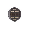 HELLA 6Hf 002 372-041 Interrupteur De Signal De Détresse - Nombre De Connexions: 10 - Montage Encastré - Halogène - Ø-Montage En