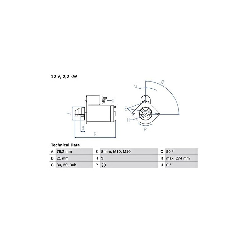 Bosch 986012620 Dmarreur