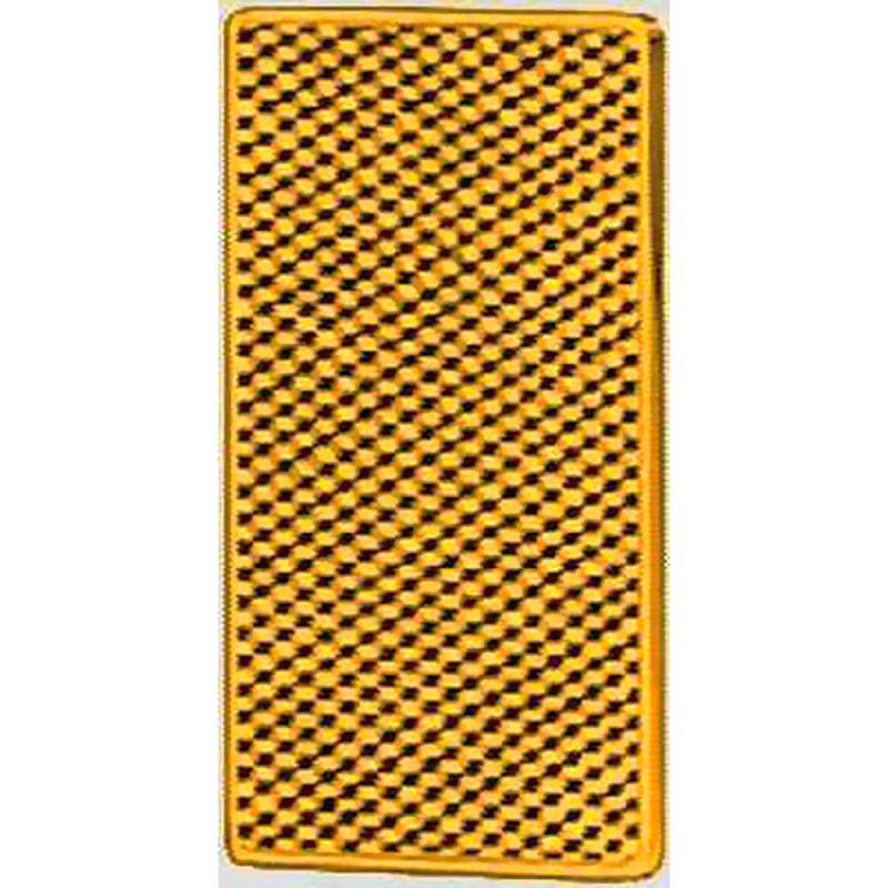 HELLA 8RB 004 713-001 Réflecteur - Couleur du voyant: jaune - collé