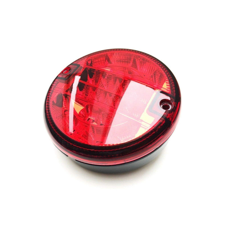 Feu antibrouillard arrière LED rond Ø 140 mm pour remorque, camion, voiture, etc.