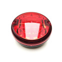 Feu antibrouillard arrière LED rond Ø 140 mm pour remorque, camion, voiture, etc.