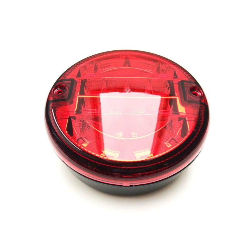Feu antibrouillard arrière LED rond Ø 140 mm pour remorque, camion, voiture, etc.