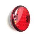 Feu antibrouillard arrière LED rond Ø 140 mm pour remorque, camion, voiture, etc.