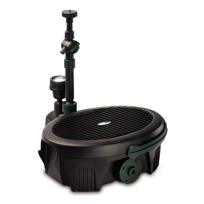 Aquagarden Inpond 3000, Bassin et pompe à eau, filtre, clarificateur UV, spot LED et fontaine, solution tout-en-un pour un beau