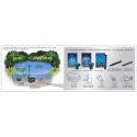 Aquagarden Inpond 3000, Bassin et pompe à eau, filtre, clarificateur UV, spot LED et fontaine, solution tout-en-un pour un beau