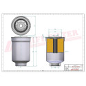 HIFI Filtre à carburant SN 25008 compatible avec SK 3480, FF5432, KC100D, PP950, FP5432, WK720/2X