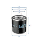 UFI Filters, Filtre à Huile 23.424.00, Filtre à Huile de Remplacement, Adapté aux Voitures et Excavateurs, Applicable sur Différ