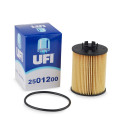 UFI Filters, Filtre à Huile 25.012.00, Filtre à Huile de Remplacement, Adapté aux Voitures, Applicable sur Différents Modèles Op