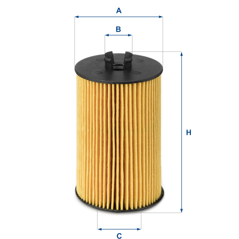 UFI Filters, Filtre à Huile 25.012.00, Filtre à Huile de Remplacement, Adapté aux Voitures, Applicable sur Différents Modèles Op