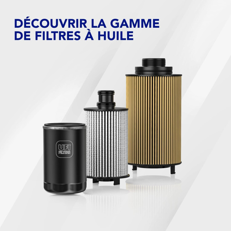 UFI Filters, Filtre à Huile 25.012.00, Filtre à Huile de Remplacement, Adapté aux Voitures, Applicable sur Différents Modèles Op
