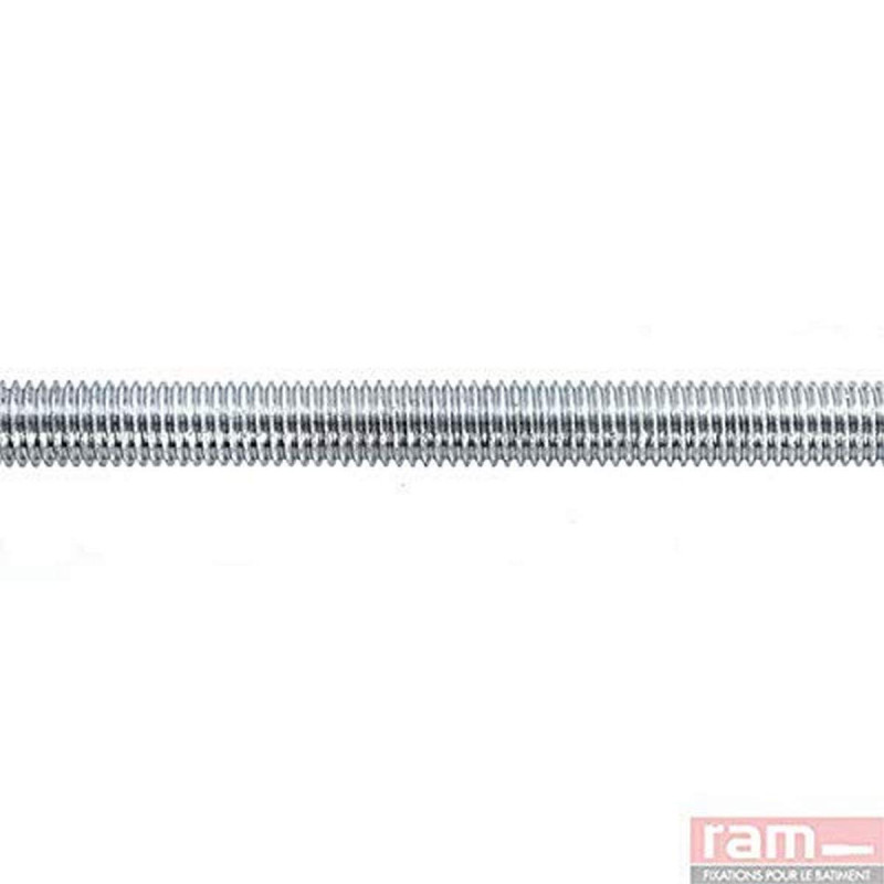 Ram - Tige Filetées Acier Zingué, 7mm, Gris