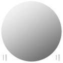 vidaXL Miroir Mural 60 cm Rond Verre Décoration Mur Salle de Séjour Maison