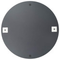vidaXL Miroir Mural 60 cm Rond Verre Décoration Mur Salle de Séjour Maison