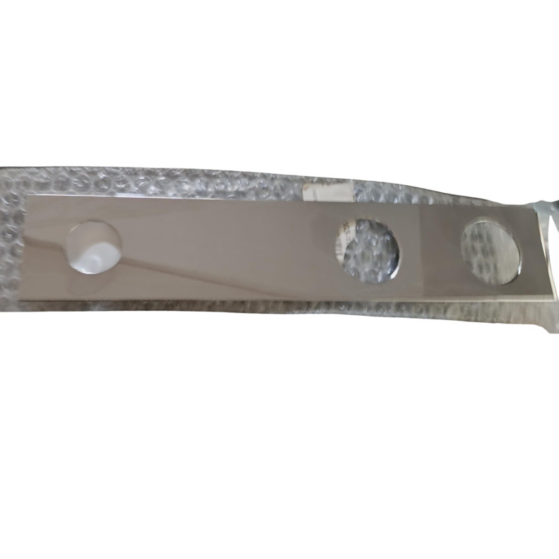 Plaque Frontale  VOLA 3 Trous pour Montage Encastré 5200 intérieur Ø39/39/30mm, Extérieur 309x60mm chromé 5003-16 - 57052300711