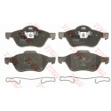 TRW GDB1687 Plaquettes de Frein Kit de 4 pour Renault Clio III (BR0/1, CR0/1) 2005-2014 Essieu Avant et Autres Véhicules