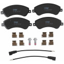 TRW GDB1723 Plaquettes de Frein Kit de 4 pour Ford Transit Fourgon (FA_ _) 2006-2014 Essieu Avant et Autres Véhicules