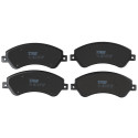 TRW GDB1723 Plaquettes de Frein Kit de 4 pour Ford Transit Fourgon (FA_ _) 2006-2014 Essieu Avant et Autres Véhicules