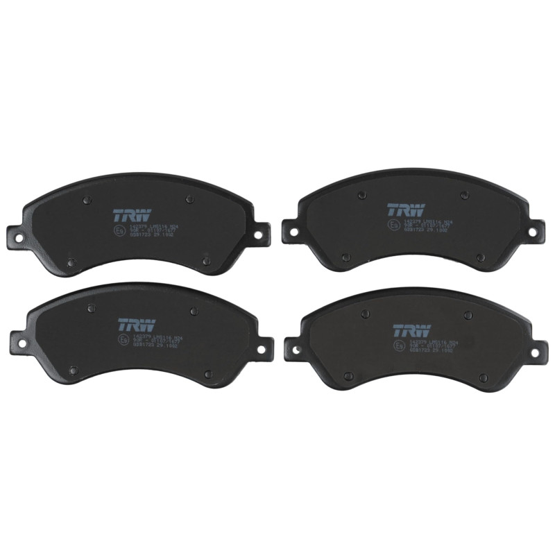 TRW GDB1723 Plaquettes de Frein Kit de 4 pour Ford Transit Fourgon (FA_ _) 2006-2014 Essieu Avant et Autres Véhicules