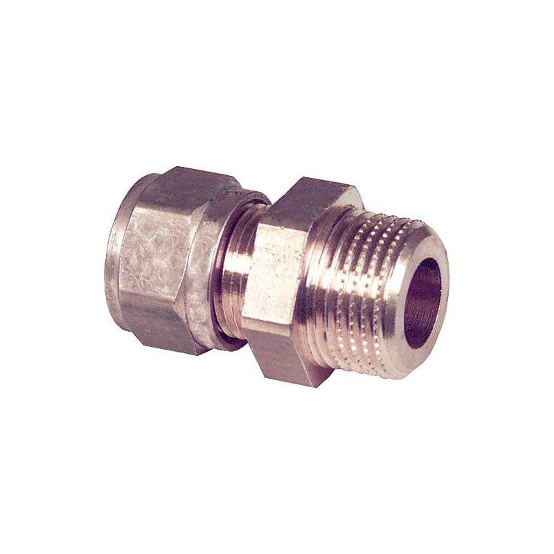 COMISA 85.10.015 Raccord droit mâle conique ISO, or