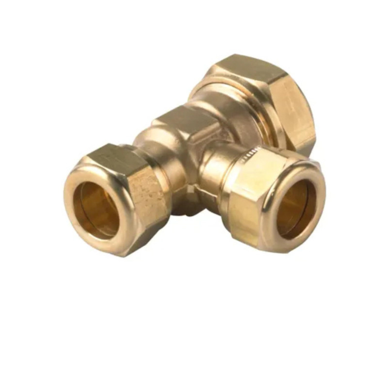 Raccord Laiton en T 22x15x15mm