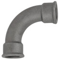 Home Invasion - Coude courbe 90° - Fonte Noire - F/F - Fileté - 1'' - 26x34 mm