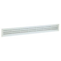Grille d'Aération à Visser ou à Coller Classique Rectangulaire Longueur 515 mm Largeur 60 mm  NICOLL 1825343-3309030210104